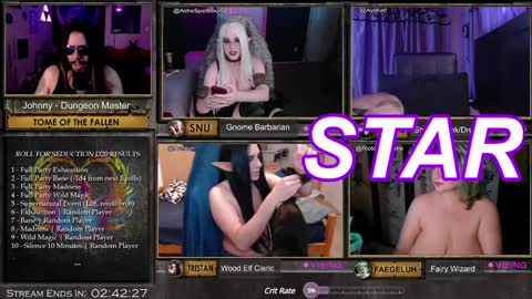 Roll For Seduction online show from 8, 1, 2025