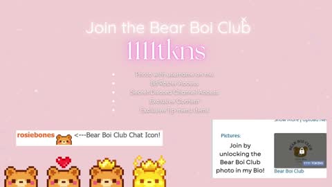 Snapshot of rosiebones chatting on 10, 9, 2025 Rosie Bones online show from 10, 9, 2025