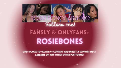 Rosie Bones online show from 5, 12, 2025
