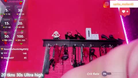 Snapshot of sarita_moller chatting on 2, 3, 2026 Sarita Moller online show from 2, 3, 2026