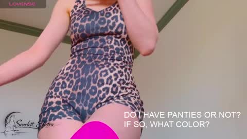 SCARLETT ELECTRA  -  online show from 3, 4, 2026