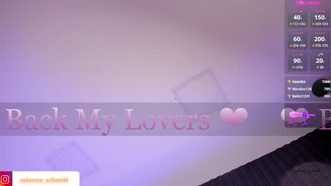 Snapshot of selenne_schmitt chatting on 5, 3, 2025 Selenne online show from 5, 3, 2025