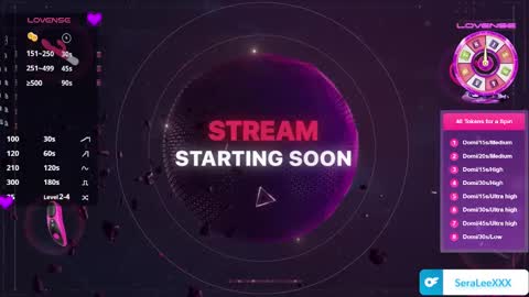 SeraLeeXXX online show from 1, 10, 2025