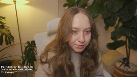 Snapshot of skarpio17 chatting on 16, 12, 2025 Im Scarlett ONLINE 5pm-10pm NYC time online show from 16, 12, 2025