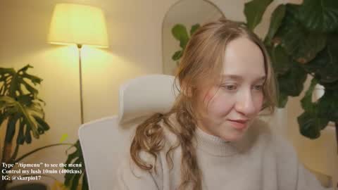 Snapshot of skarpio17 chatting on 14, 1, 2026 Im Scarlett ONLINE 5pm-10pm NYC time online show from 14, 1, 2026