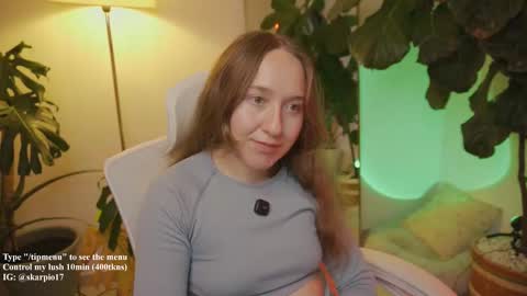 Snapshot of skarpio17 chatting on 16, 1, 2026 Im Scarlett ONLINE 5pm-10pm NYC time online show from 16, 1, 2026