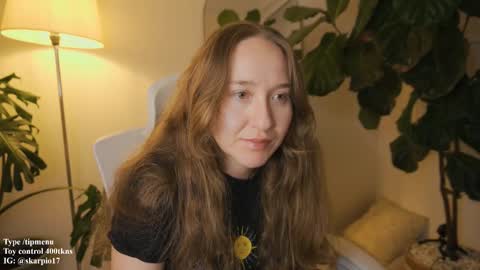 Snapshot of skarpio17 chatting on 1, 2, 2026 Im Scarlett ONLINE 5pm-10pm NYC time online show from 1, 2, 2026