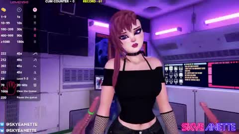 Snapshot of skyeanette chatting on 24, 7, 2026 SkyeAnette online show from 24, 7, 2026