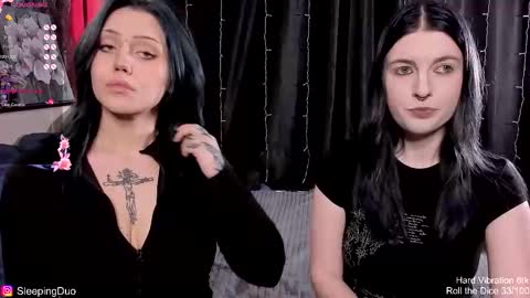 Snapshot of sleepingduo chatting on 13, 1, 2026 Hi We are Iva and Angela Nice to meet u 3 online show from 13, 1, 2026