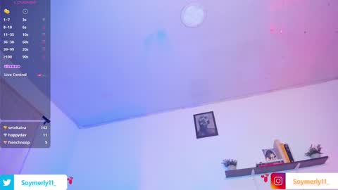 Snapshot of soymerly11_ chatting on 11, 1, 2025 Independent Model Merly online show from 11, 1, 2025