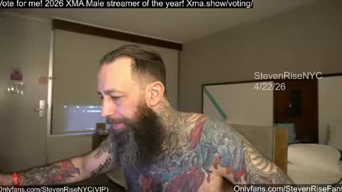 Snapshot of stevenrisenyc chatting on 22, 4, 2026 StevenRiseNYC online show from 22, 4, 2026