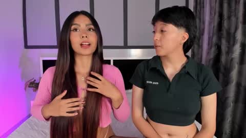 Snapshot of sweetcoupple chatting on 23, 2, 2026 Eva Short hair girl - Victoria Long red hair online show from 23, 2, 2026