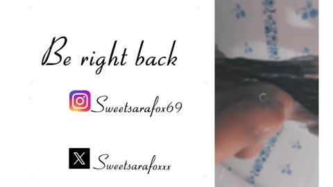 Snapshot of sweetsarafoxxx chatting on 18, 9, 2025 Sara Sofia Libra online show from 18, 9, 2025