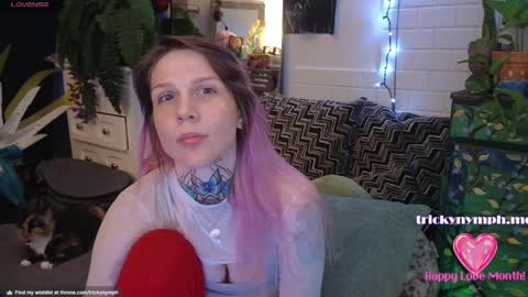 Snapshot of tricky_nymph chatting on 24, 2, 2025 Cassie online show from 24, 2, 2025