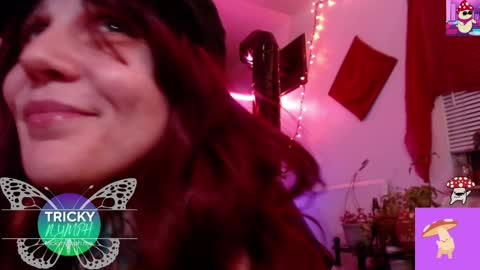 Snapshot of tricky_nymph chatting on 11, 10, 2025 Cassie online show from 11, 10, 2025