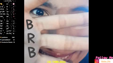 Snapshot of tsmilingg chatting on 22, 1, 2025 Dulce online show from 22, 1, 2025