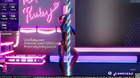 Vex Ruby online show from 15, 12, 2024