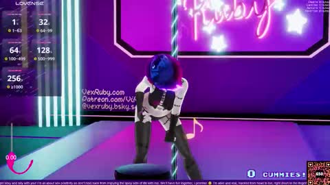 Vex Ruby online show from 26, 10, 2025