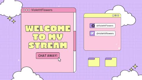 Violet Flowers online show from 29, 3, 2026