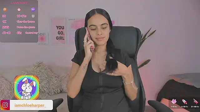 Snapshot of ChloeHarper_ chatting on 21, 1, 2025 ChloeHarper online show from 21, 1, 2025