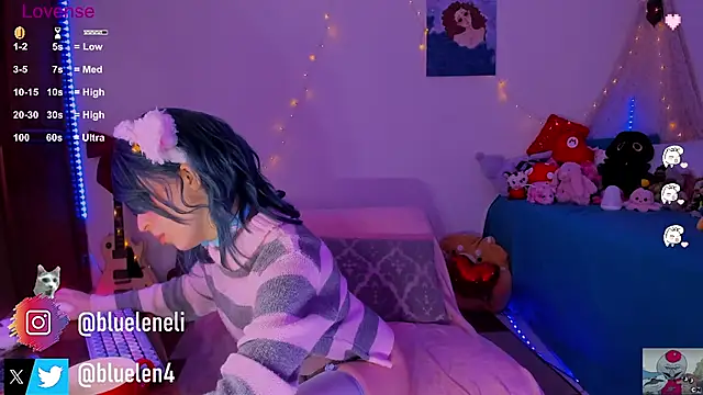 Snapshot of bluelen chatting on 21, 2, 2025 bluelen online show from 21, 2, 2025
