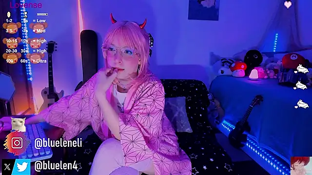 Snapshot of bluelen chatting on 14, 3, 2025 bluelen online show from 14, 3, 2025