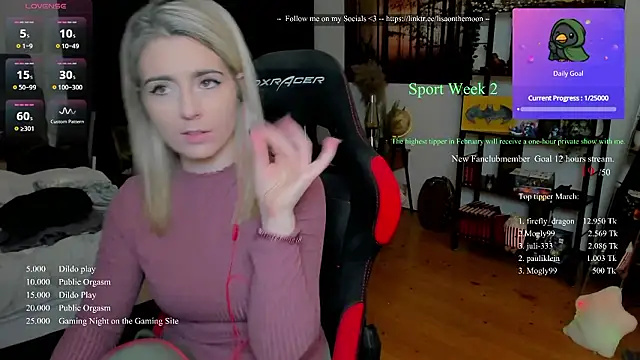 Lisaonthemoon online show from 7, 3, 2026