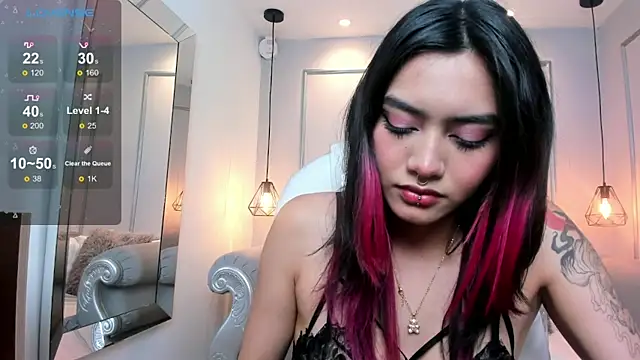Snapshot of AzuraKindong chatting on 21, 1, 2025 AzuraKindong online show from 21, 1, 2025