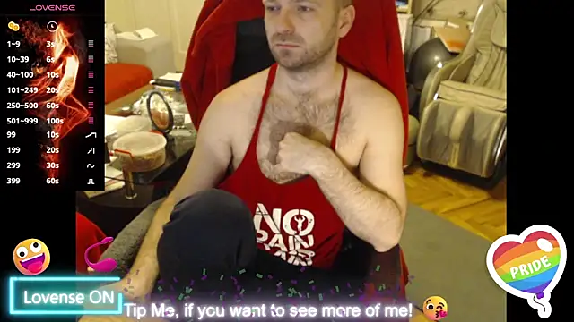 RealManHaveHairy online show from 23, 2, 2025