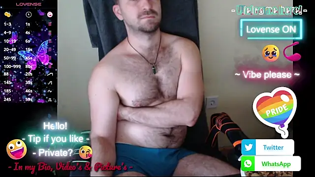 RealManHaveHairy online show from 2, 10, 2025