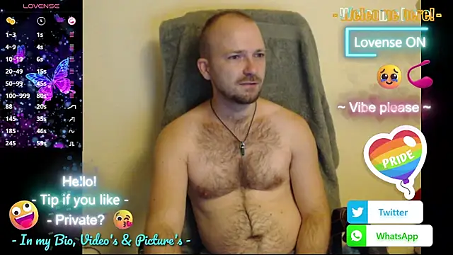 RealManHaveHairy online show from 8, 10, 2025