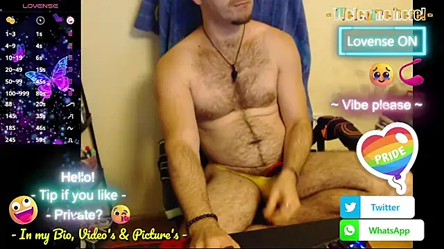 RealManHaveHairy online show from 14, 10, 2025