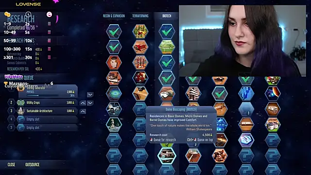 Erotic Synth Goddess online show from 17, 9, 2025