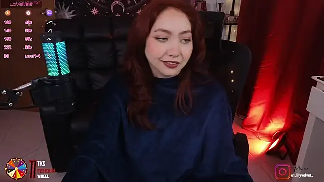 LilyVelvett online show from 11, 1, 2025