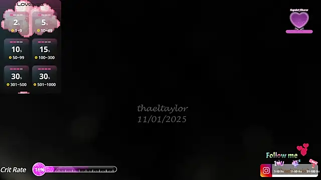 Snapshot of _thaeltaylor chatting on 17, 1, 2025 thaeltaylor online show from 17, 1, 2025