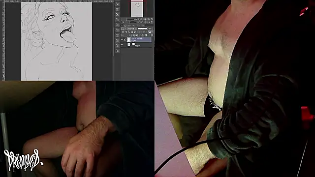 Snapshot of DrenchedArt chatting on 2, 12, 2024 DrenchedArt online show from 2, 12, 2024