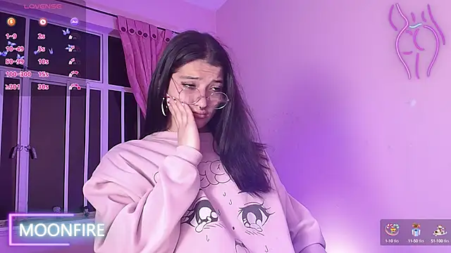 moonfiredancer online show from 21, 2, 2025