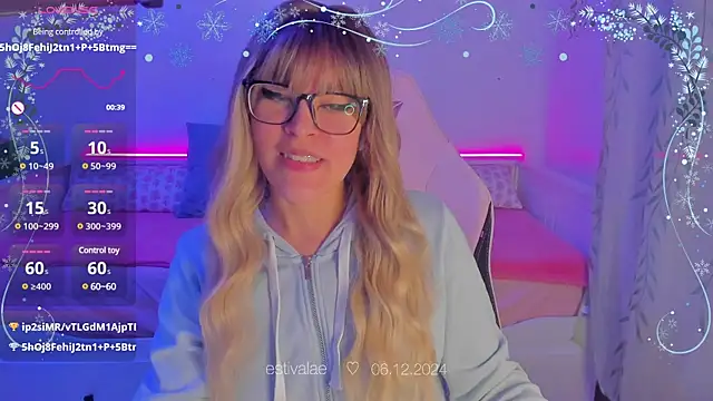 Snapshot of estivalae chatting on 6, 12, 2024 estivalae online show from 6, 12, 2024