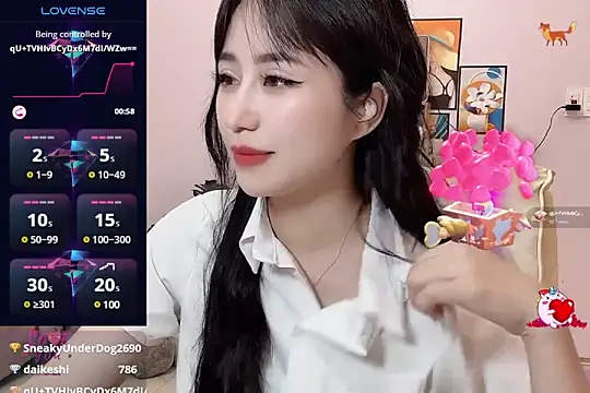 Snapshot of _LLisa_ chatting on 2, 3, 2025 LLisa online show from 2, 3, 2025