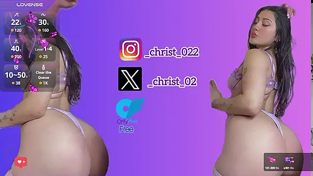 christal cutee online show from 25, 1, 2025