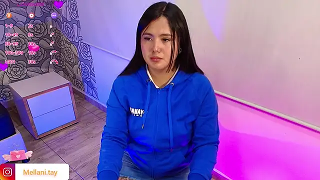 Snapshot of Mellani_tay chatting on 20, 2, 2025 Mellani tay online show from 20, 2, 2025