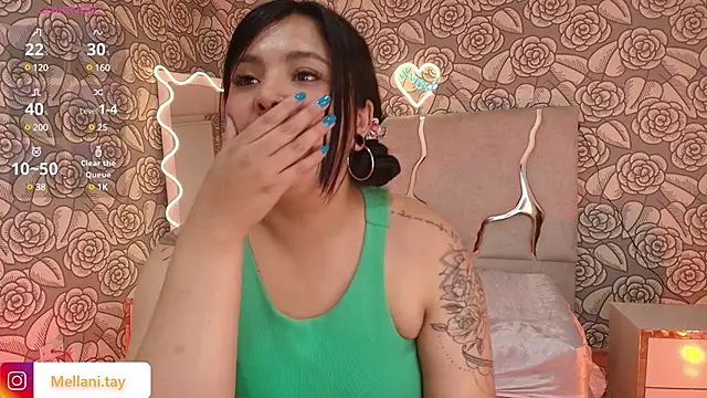 Snapshot of Mellani_tay chatting on 5, 3, 2025 Mellani tay online show from 5, 3, 2025