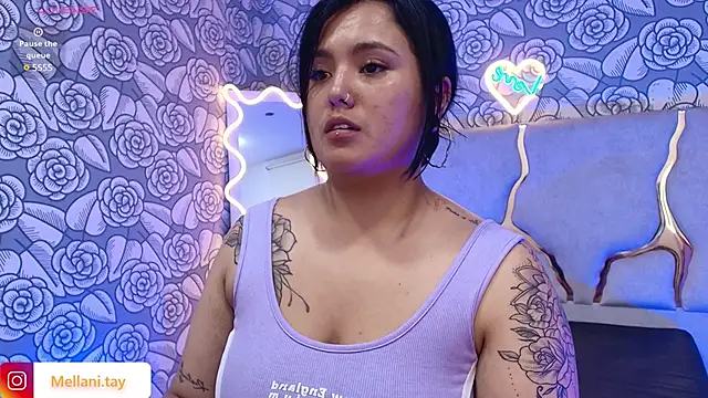 Snapshot of Mellani_tay chatting on 7, 3, 2025 Mellani tay online show from 7, 3, 2025