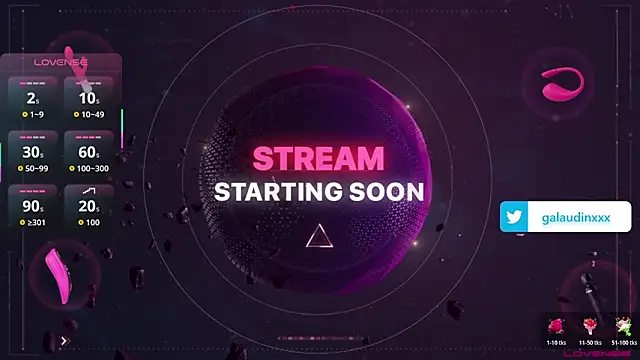 galaudin 3x  online show from 12, 1, 2026