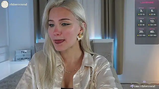 ChloeCoral online show from 19, 1, 2025