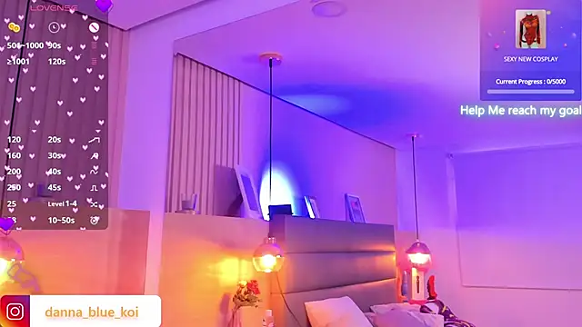 blue koi online show from 11, 1, 2025