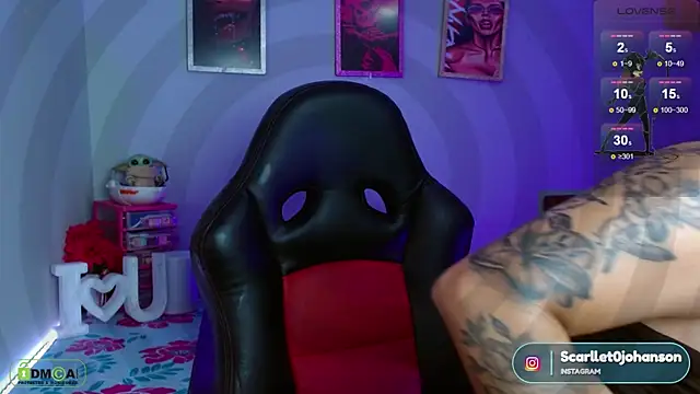 Miss scarllet  online show from 20, 12, 2024