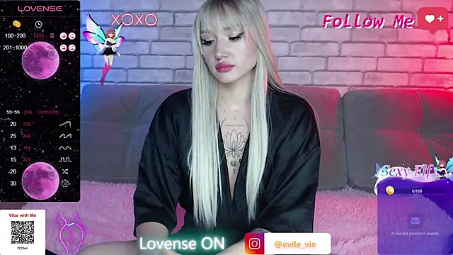 Eva Evile online show from 27, 12, 2024