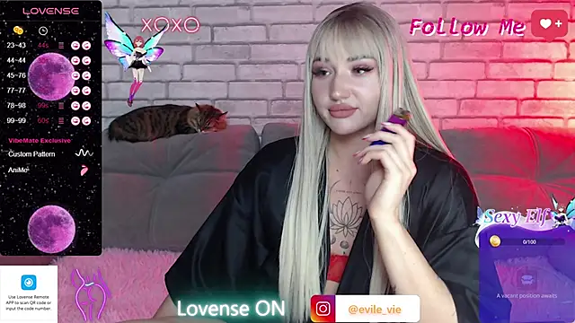 Eva Evile online show from 8, 2, 2025