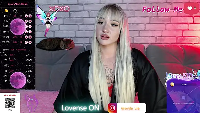 Eva Evile online show from 9, 2, 2025